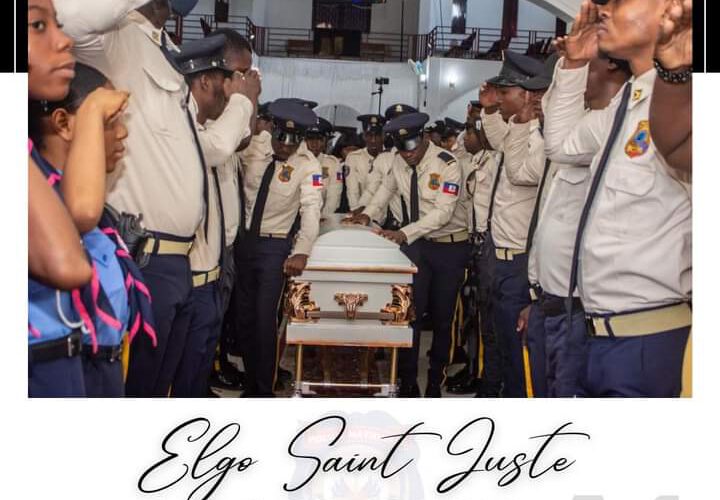 Les funérailles du policier Elgo Saint-Juste, chantées à Port-au-Prince
