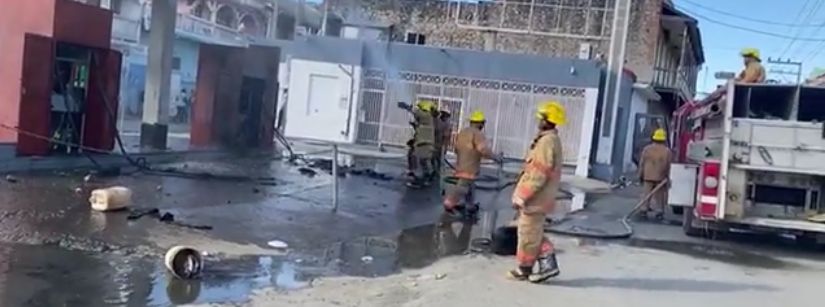 Incendie d'une pompe à essence au Cap-Haïtien