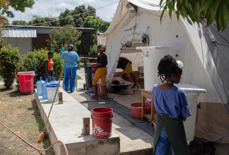 Déjà 68 cas de choléra admis à MSF