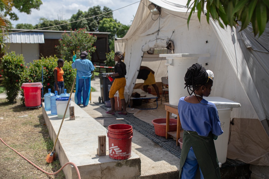Déjà 68 cas de choléra admis à MSF