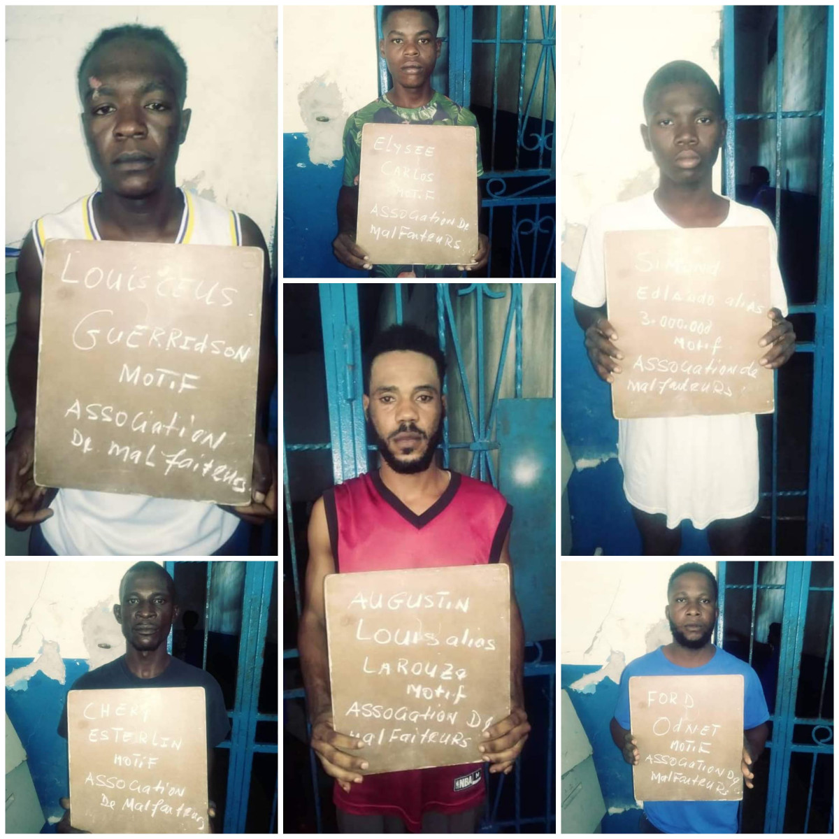 7 membres du gang « Trois millions », arrêtés à Port-de-Paix