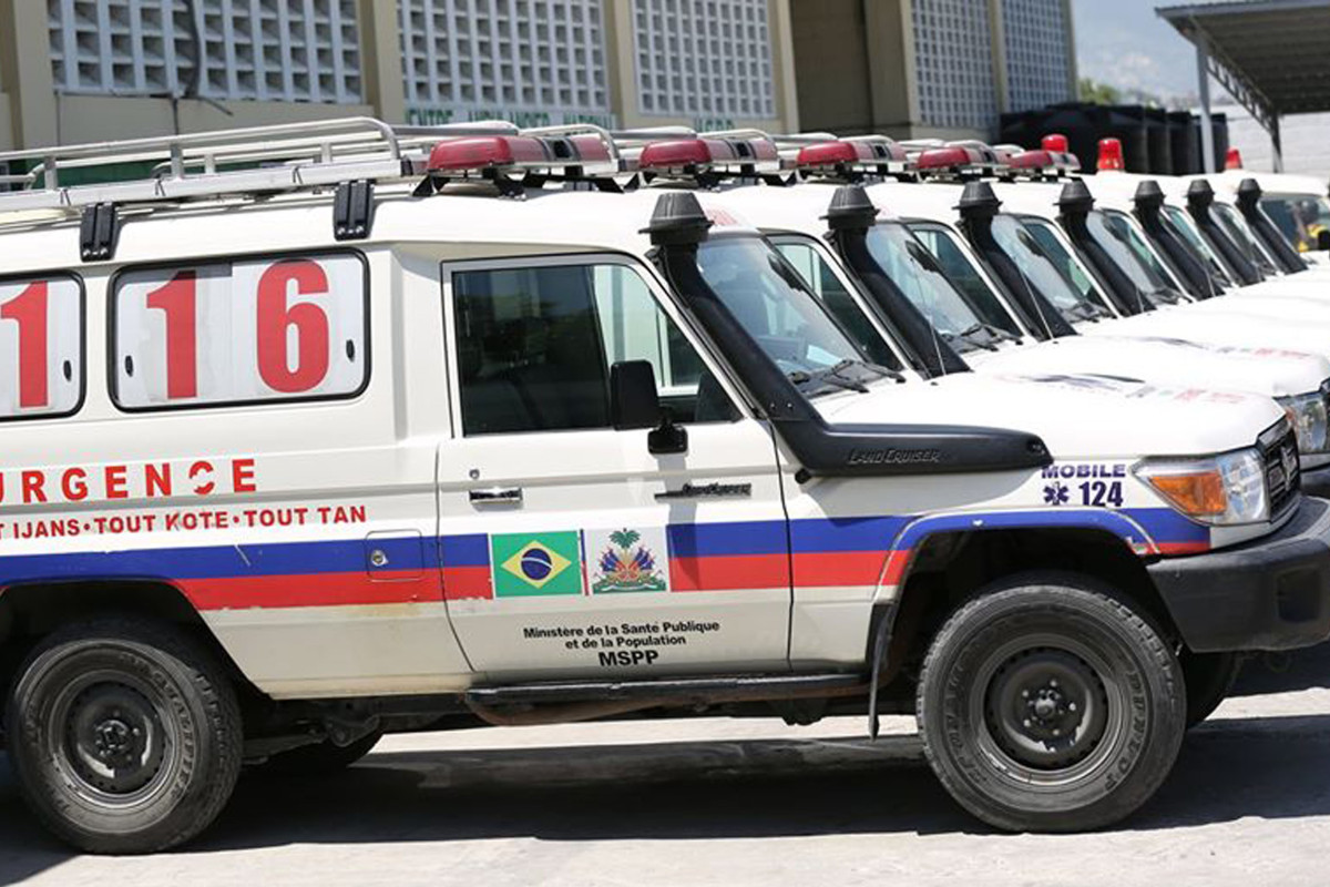 Une ambulance du CAN en possession de bandits à la Plaine du Cul-de-sac