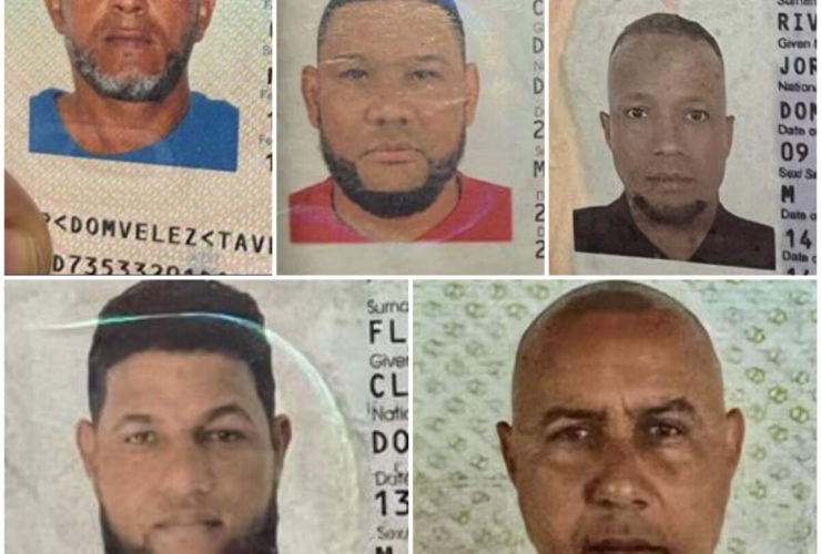 5 fugitifs dominicains arrêtés à l’Aéroport International Toussaint Louverture
